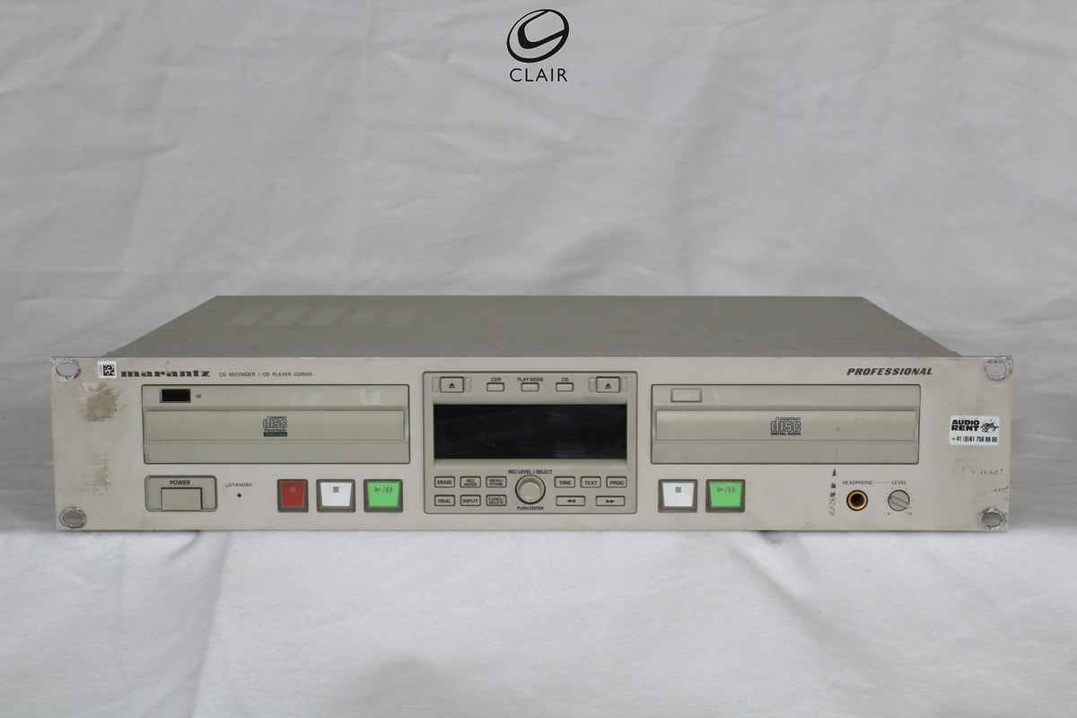 ラジオ・コンポ marantz CDR500 Marantz CDR500 Recorder – AudioRent Clair