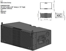 Load image into Gallery viewer, CLAIR i-3, Medium Format Line Array, 3 Way Speaker