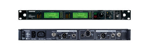 Shure, UR4D-H4e, dual receiver, 518-578 MHz