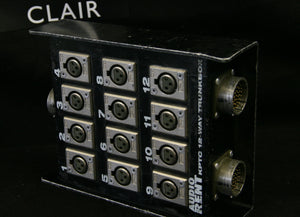 12-Channel disconnectable Stagebox with 3 connectors