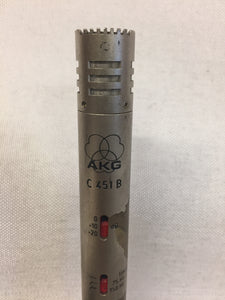 Mic, AKG, 451, Cardioid, Pencil Condenser (w/ Pad)