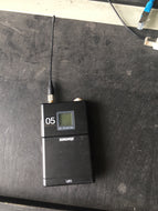 Shure, UR1-L3, beltpack transmitter, 638-698MHz