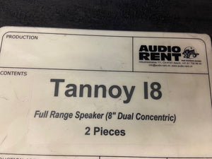 Tannoy i8 full range, 8" dual concentric endlosure